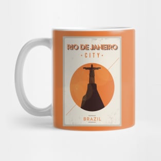 Rio De Janeiro Poster Design Mug